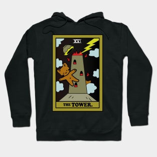 TAROT CARDS | THE TOWER. | CAT Hoodie